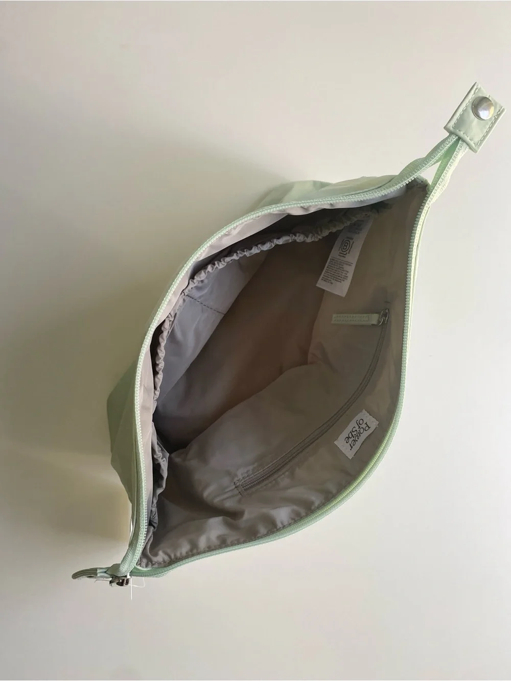 Athleta Mint Green All About Cosmetic Pouch, Large, New with tags